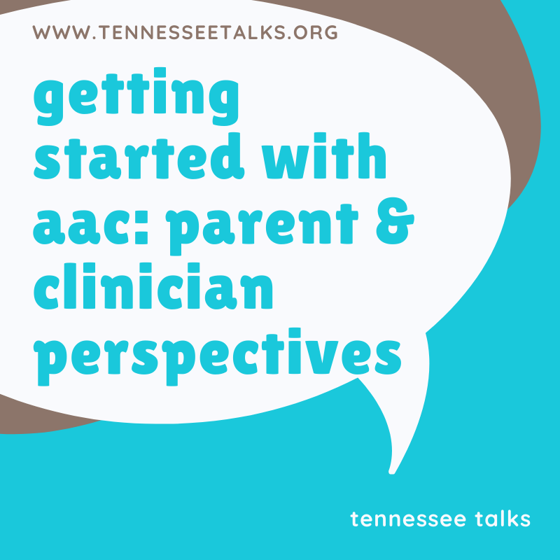 Getting started with AAC: Parent and Clinician Perspectives